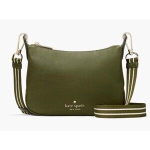 New Kate Spade Rosie Large Crossbody Pebbled Leather Enchanted Green